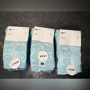 Girls' Nike Terry Smile 3 Pack Crew - bundle. As youth 7c-10c